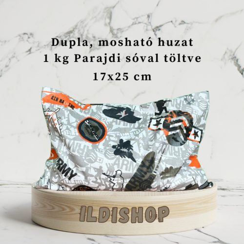 Katonai mintás parajdi sópárna, 1 kg- 17x25 cm