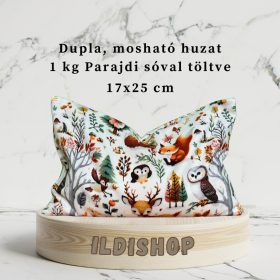 Erdei vadvilág mintás parajdi sópárna, 1 kg- 17x25 cm