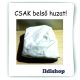Felnőtt babzsákfotel, körte forma: csak belső huzat