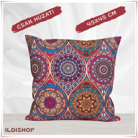 Díszpárna huzat mandala mintás 
