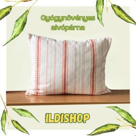   Csíkos gyógynövényes párna 6 gyógynövény keveréke 40x50 cm 