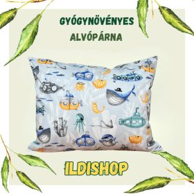 Tengeralattjáró mintás gyógynövényes párna 40x50 cm