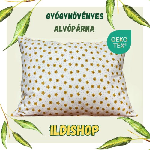 Apró virágos gyógynövényes párna 6 gyógynövény keveréke 40x50 cm 