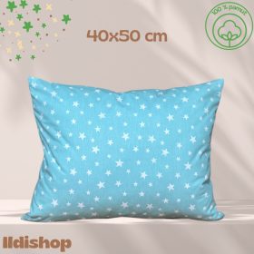 Kispárna huzat 40x50 cm, csillag mintás