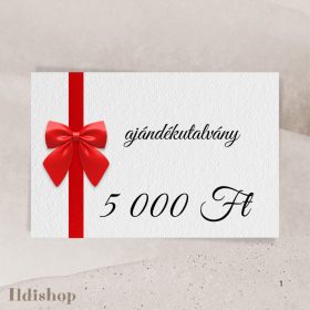 Elektronikus ajándékutalvány 5 000 Ft értékben