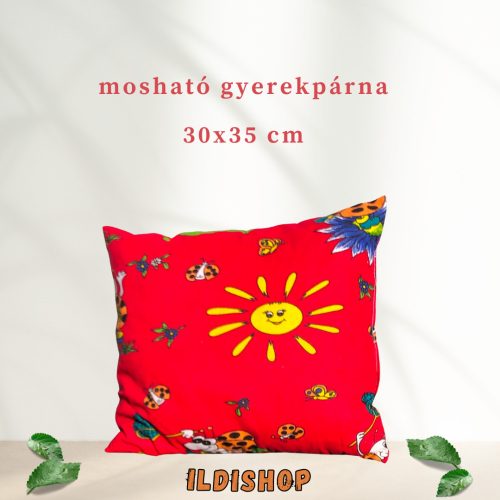 Napocska mintás gyerekpárna 30x35 cm