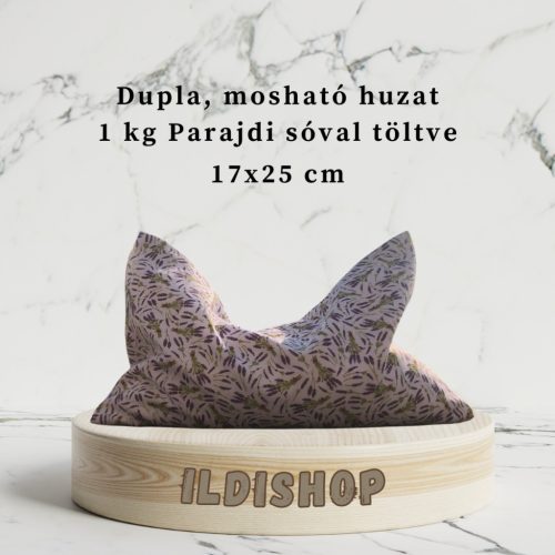 Levendula mintás parajdi sópárna, 1 kg- 17x25 cm