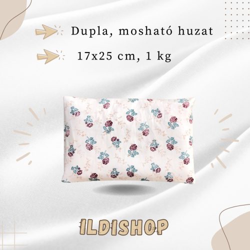 Rózsa mintás parajdi sópárna, 1 kg- 17x25 cm