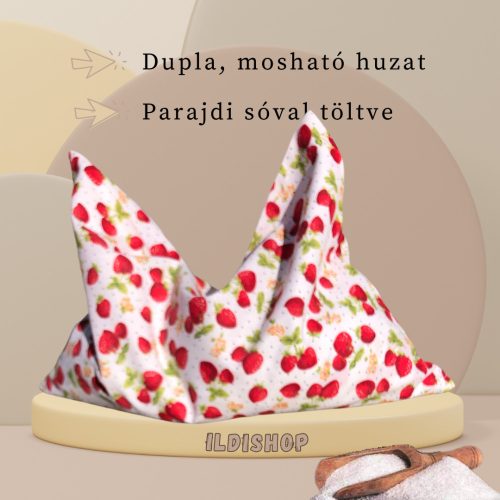 Eper mintás parajdi sópárna, 1,5 kg- 20x30 cm
