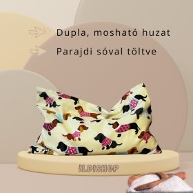 Tacskó mintás parajdi sópárna, 1,5 kg- 20x30 cm