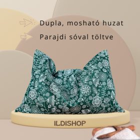 Zöld csipke mintás parajdi sópárna, 1,5 kg- 20x30 cm