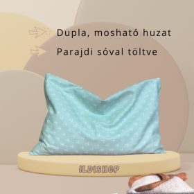 Zöld horgony mintás parajdi sópárna, 1,5 kg- 20x30 cm