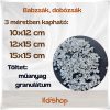 Babzsák, dobózsák: zöld